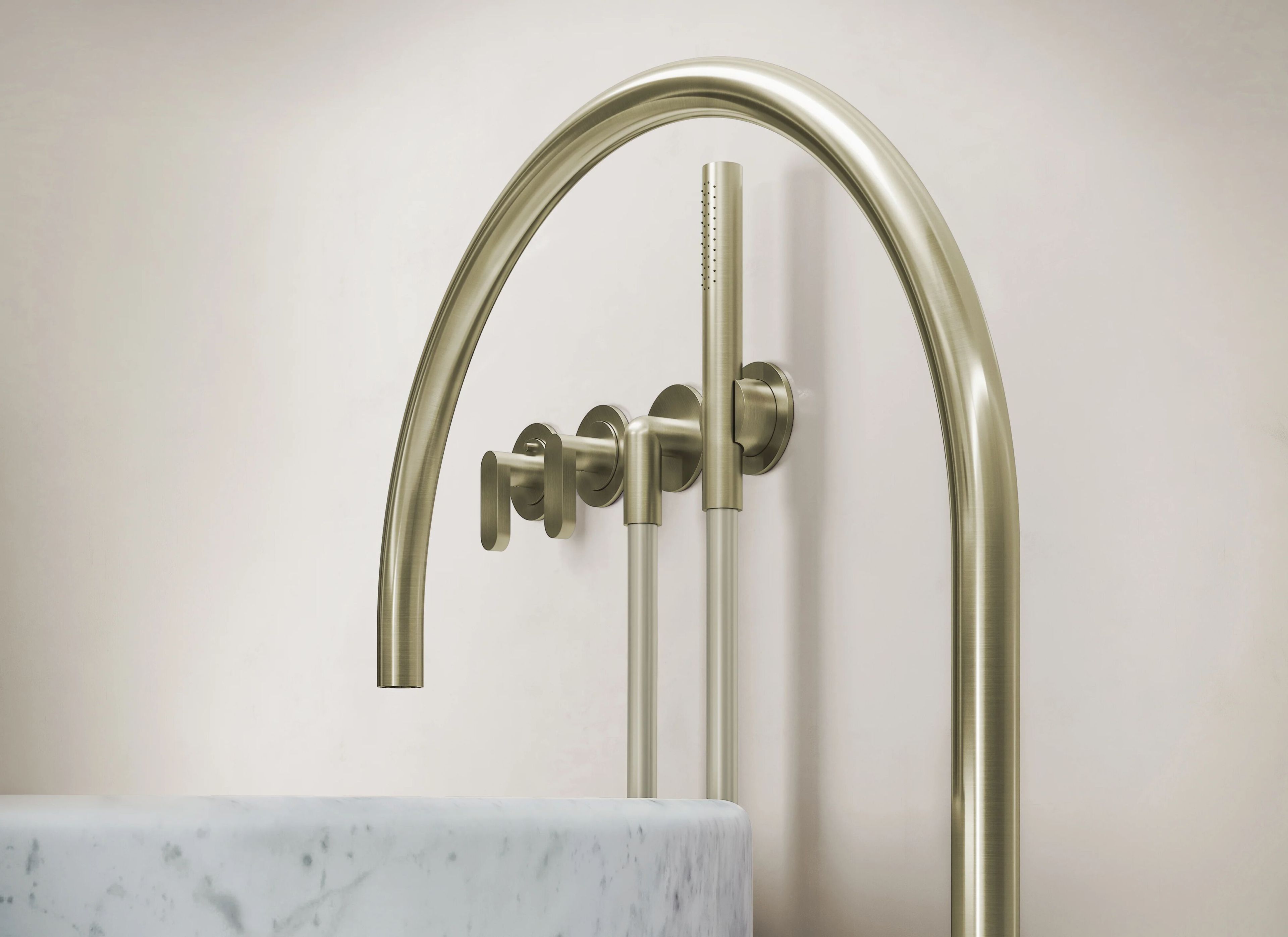 Набор термостатических ванн из нержавеющей стали с ручным душем COCOON John Pawson ARCH-00047302 - Вид №12