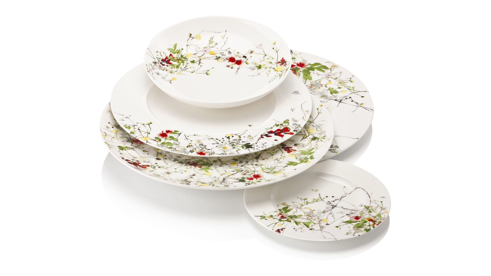 10561834 Rosenthal Салатник Rosenthal Дикие цветы 22см, фарфор Фарфор  - Вид №1