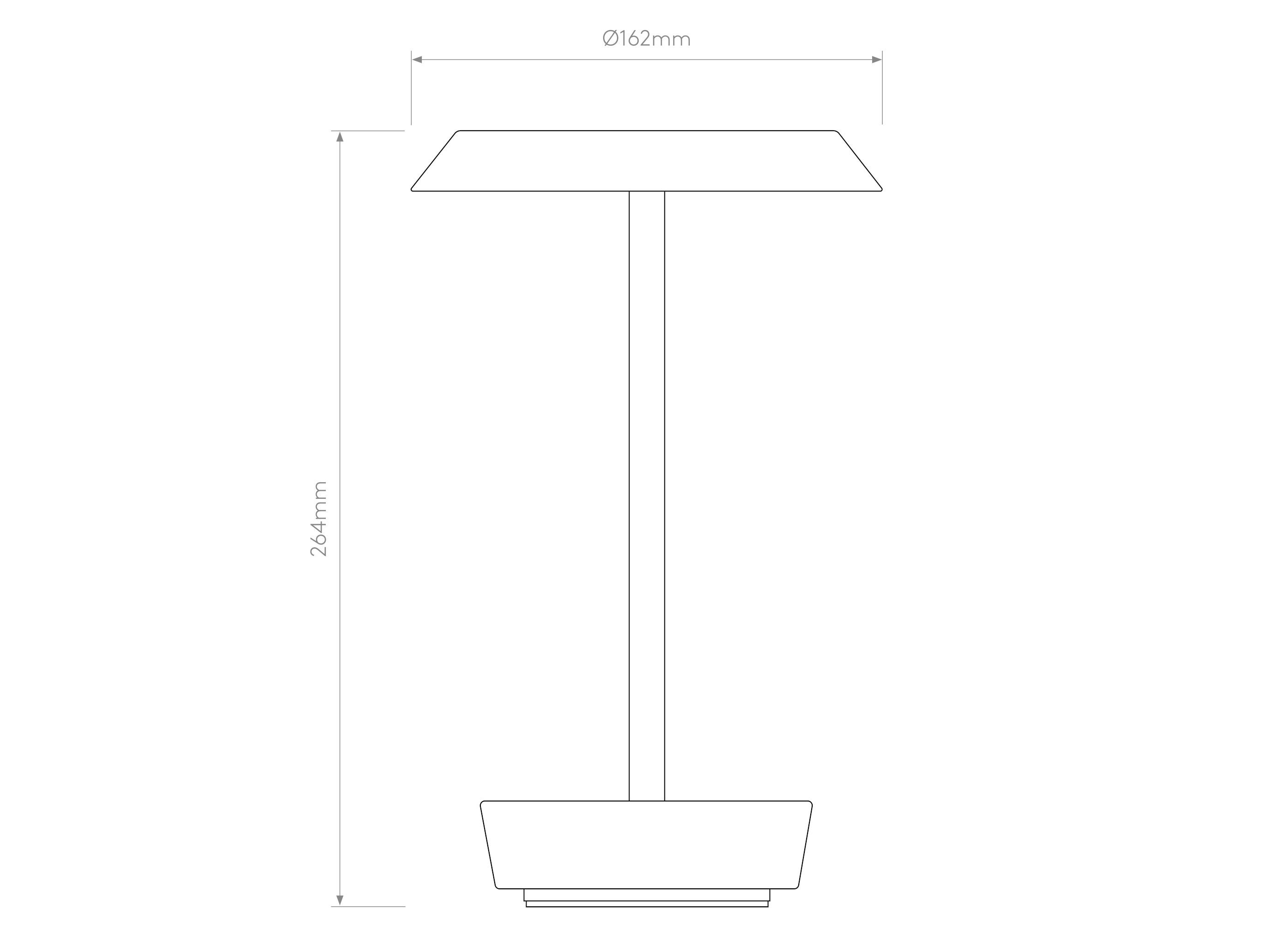 Алюминиевый светодиодный аккумулятор настольная лампа с диммером Astro Lighting HALO ARCH-00053705 - Вид №18