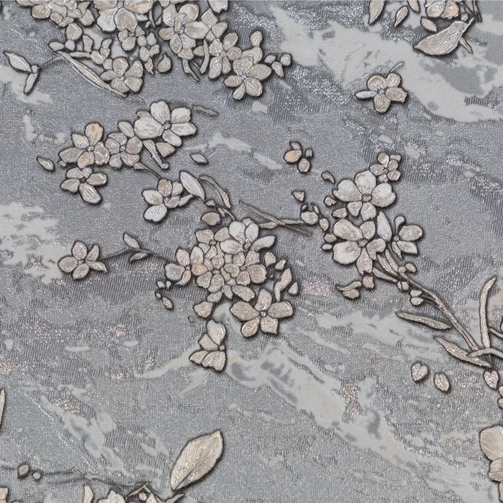 Обои флизелиновые Palitra Planet Lili темно-серые с текстурным рельефом 89373827 STLM-0819922 - Вид №2