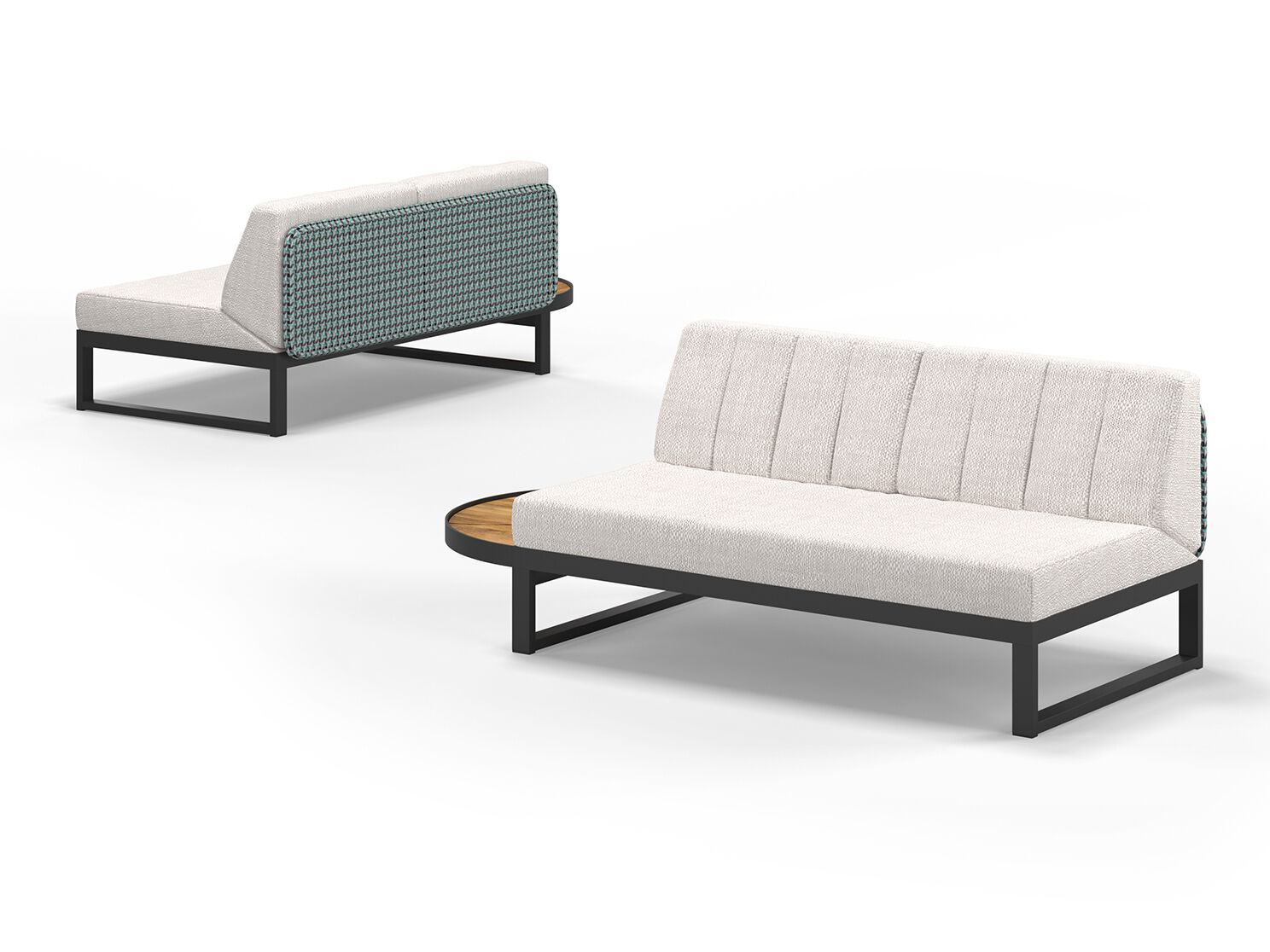 Модульный тканевый диван с 2-местный журнальный столик MAMAGREEN Munia ARCH-00120642 - Вид №9