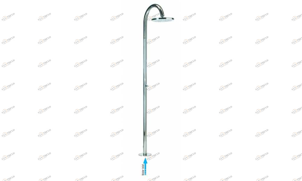 L00829 Душевая колонна OKI FLOOR Ø 250 mm - Rubinetto a tempo BOSSINI 