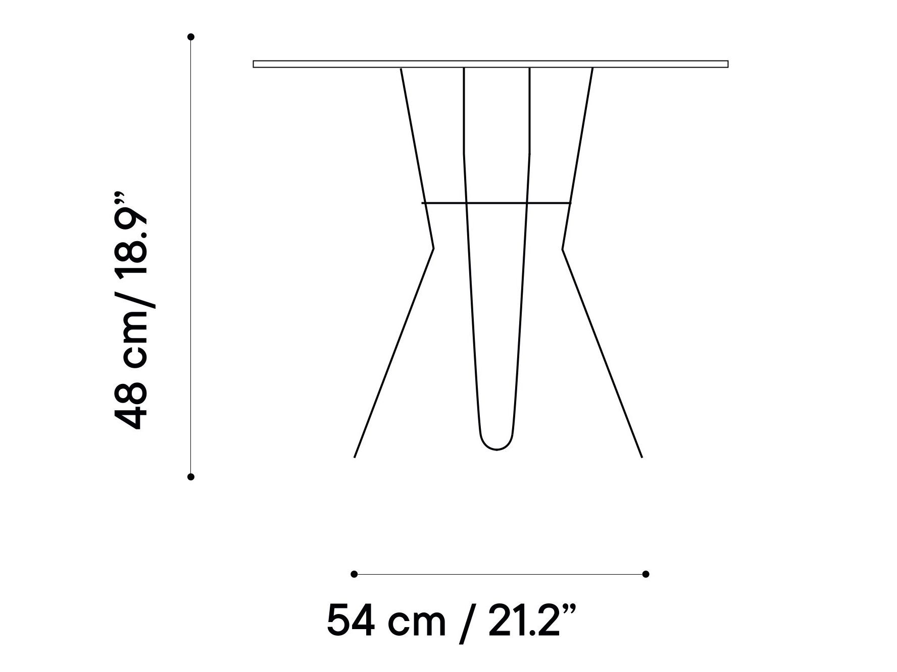 Стальной круглый садовый стол iSimar ARCH-00122188 - Вид №11