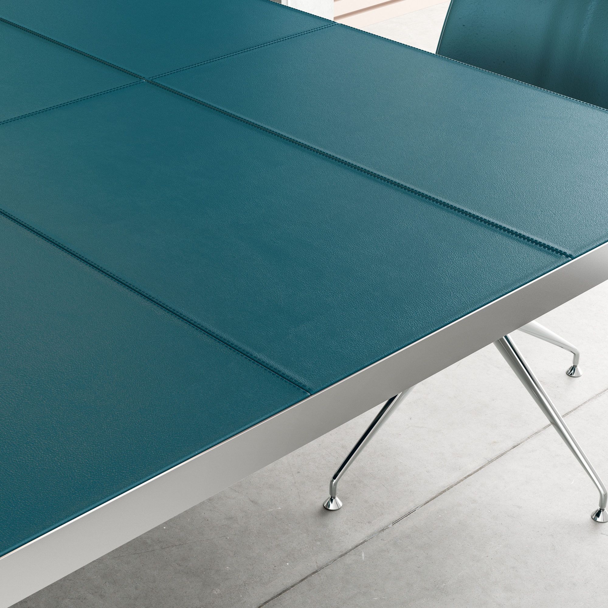 Кожаный прямоугольный стол для совещаний About Office Hype ARCH-00146994 - Вид №1