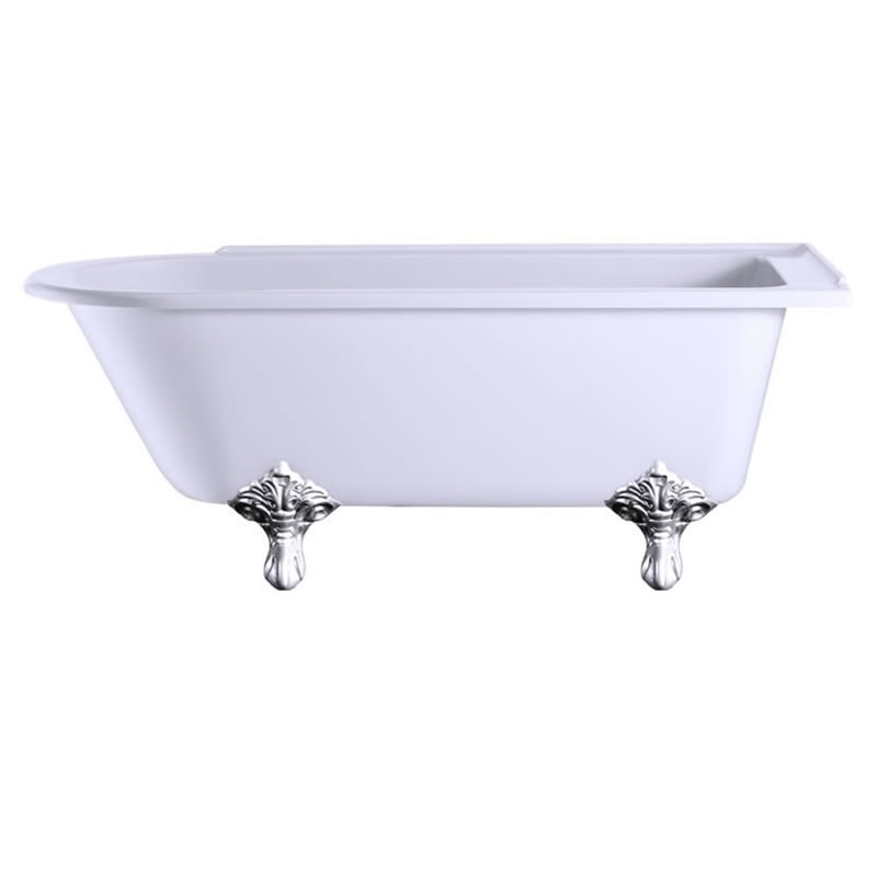 Ванна акриловая Hampton правосторонняя с ножками E11 CHR Hampton Burlington E14, E11 CHR - Вид №1