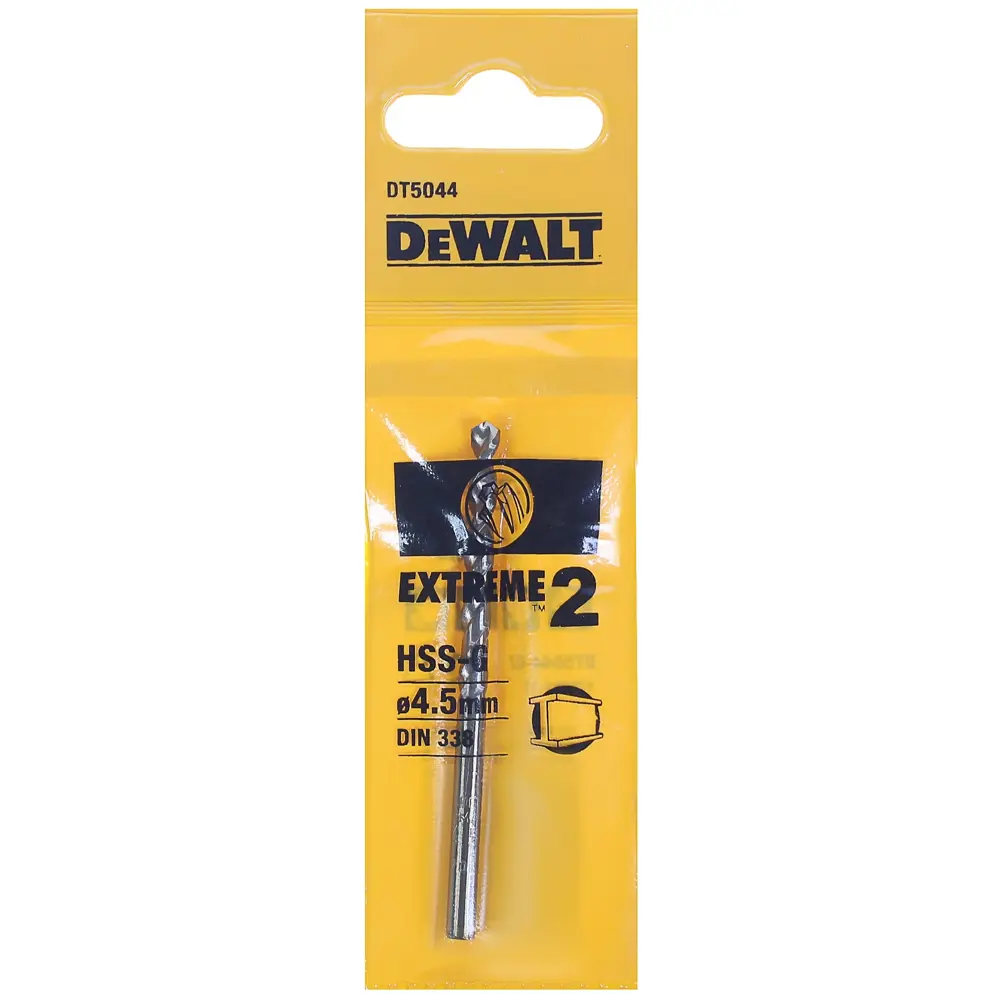 Сверло по металлу HSS-G 4.5х80 мм DeWalt Extreme 2 DT5044 81970414 STLM-2002537  - Вид №2