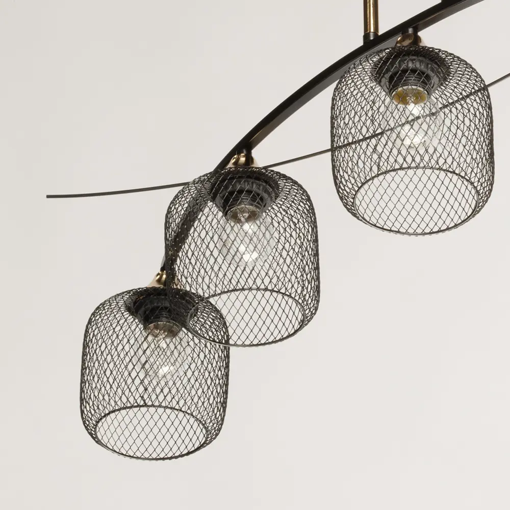 Люстра потолочная Вита 5 ламп 18.6 м² цвет черный DE CITY STLM-2006926 - Вид №2