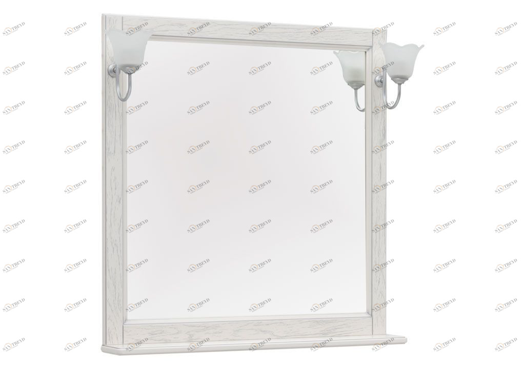 Зеркало Aquanet Тесса Декапе 85 жасмин/серебро 00201812