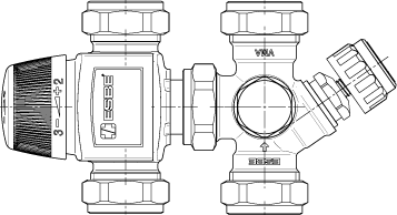 3150 23 00 VMB423Ротационные клапаны » Esbe серии VMB400  - Вид №1