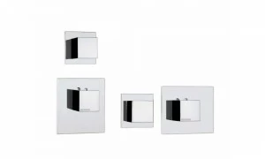 Z032201 + Z030205 000 Смеситель & запорный кран Cube 2 Outlets (with diverter) HP BOSSINI