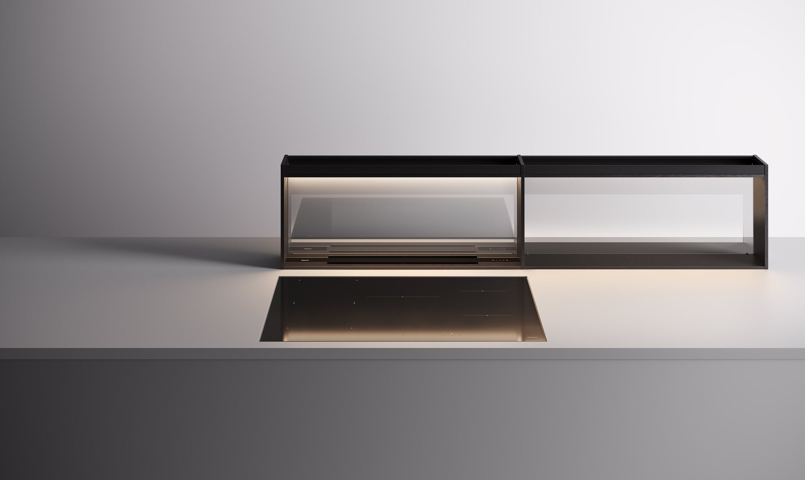 Алюминиевый вытяжной шкаф со встроенным освещением Falmec Elements ARCH-00015005 - Вид №5