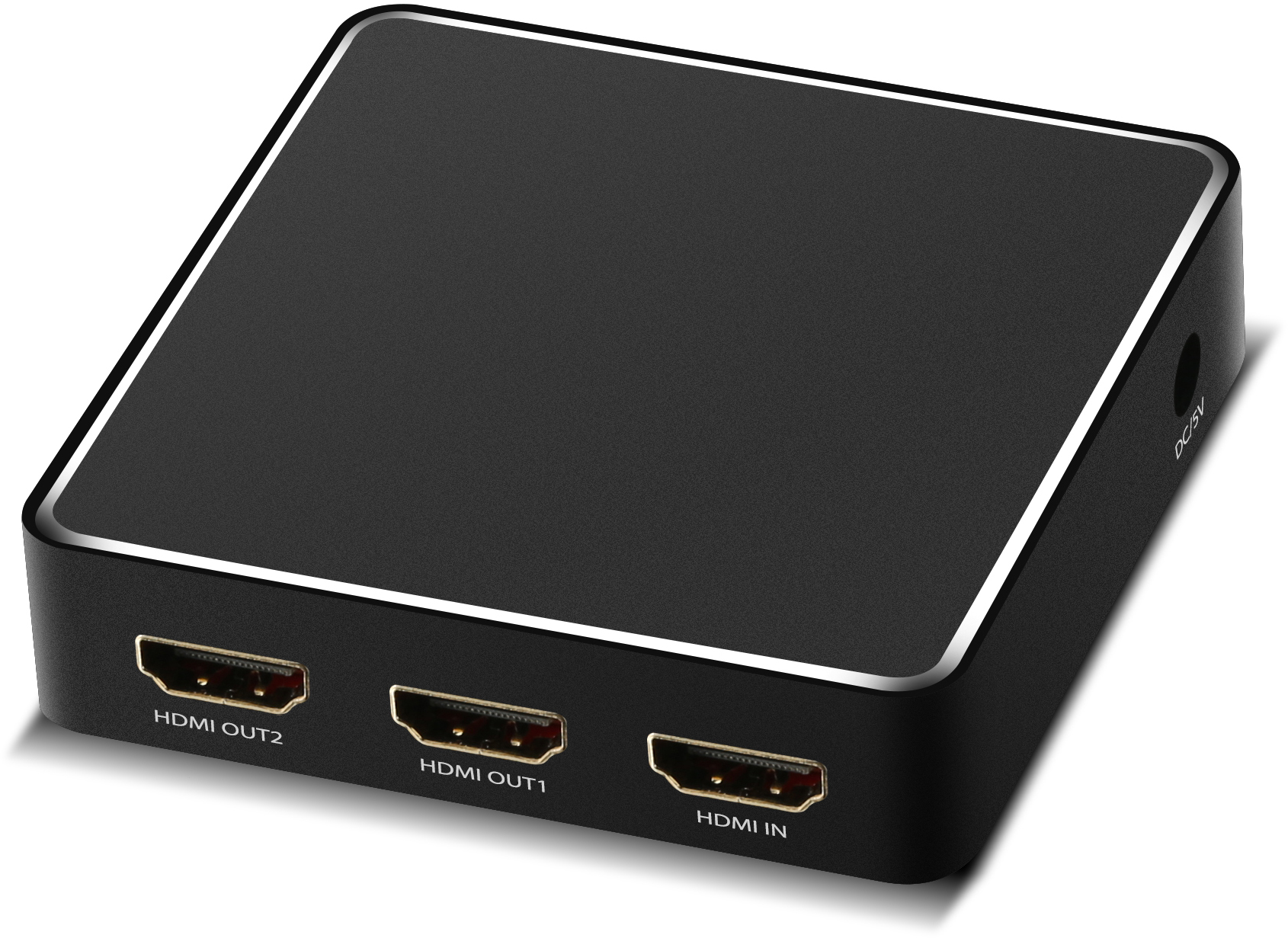 GL-vA03 разветвитель v2.0 hdmi 1на 2 выхода, 4kx2k 60hz hdr 4:2:0 серия greenline Greenconnect Santreyd  - Вид №1