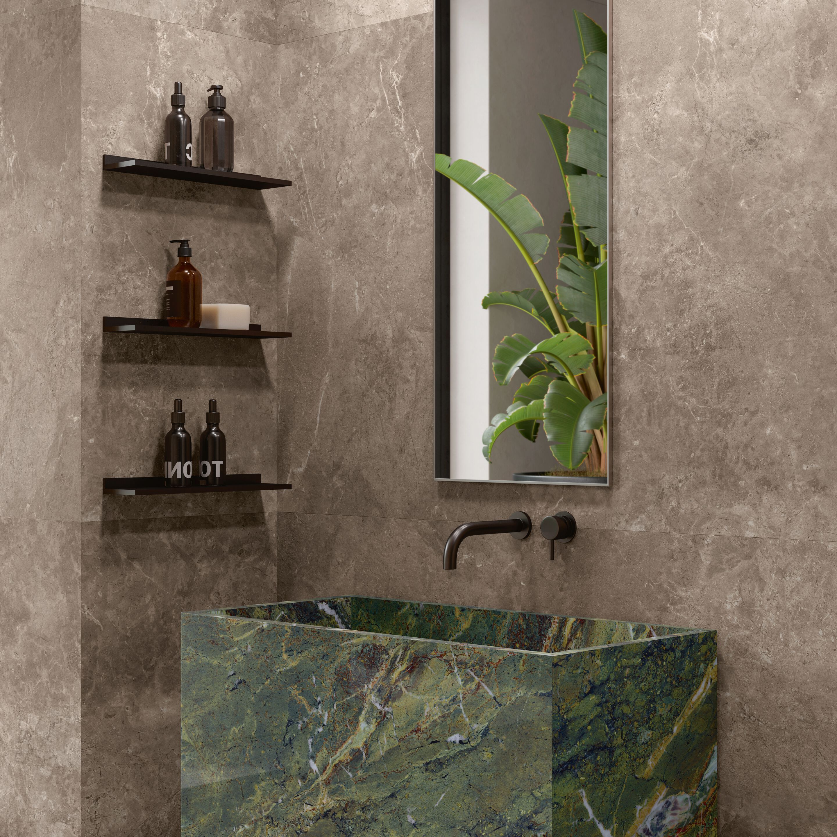 Пол / облицовка из керамогранита с цементным эффектом ARIOSTEA TWIN.S ARCH-00041015