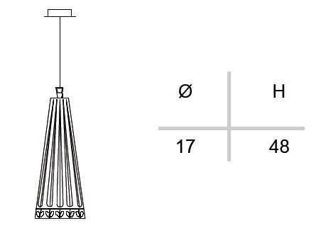 Italamp 470/S cri.bianco/sw stras/c белый подвесной светильник Blanche 63001 - Вид №1