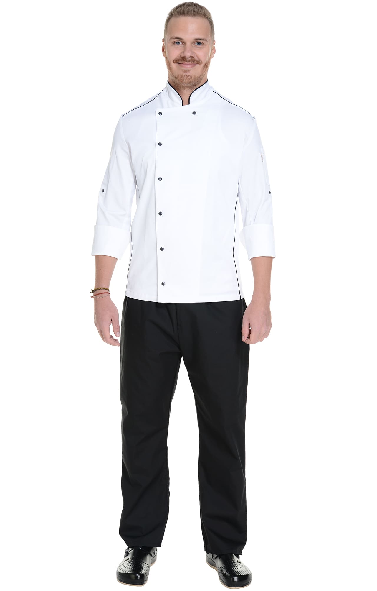 62616 Китель поварской white RICON  Одежда для поваров  размер 52 (XL)  - Вид №10