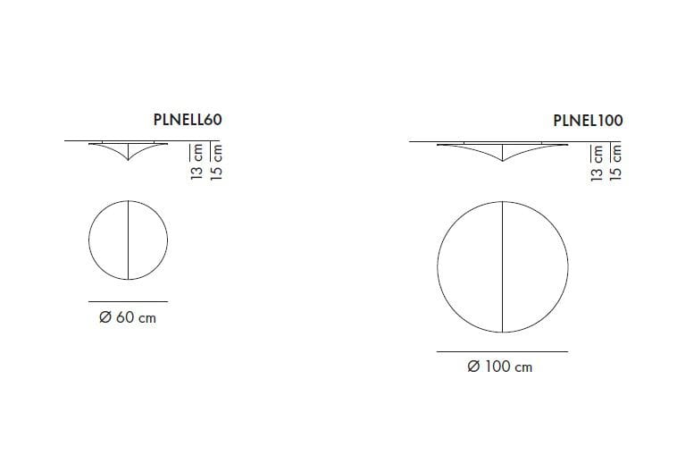 Круглый настенный светильник / потолочный светильник AXOLIGHT ARCH-00064016 - Вид №1