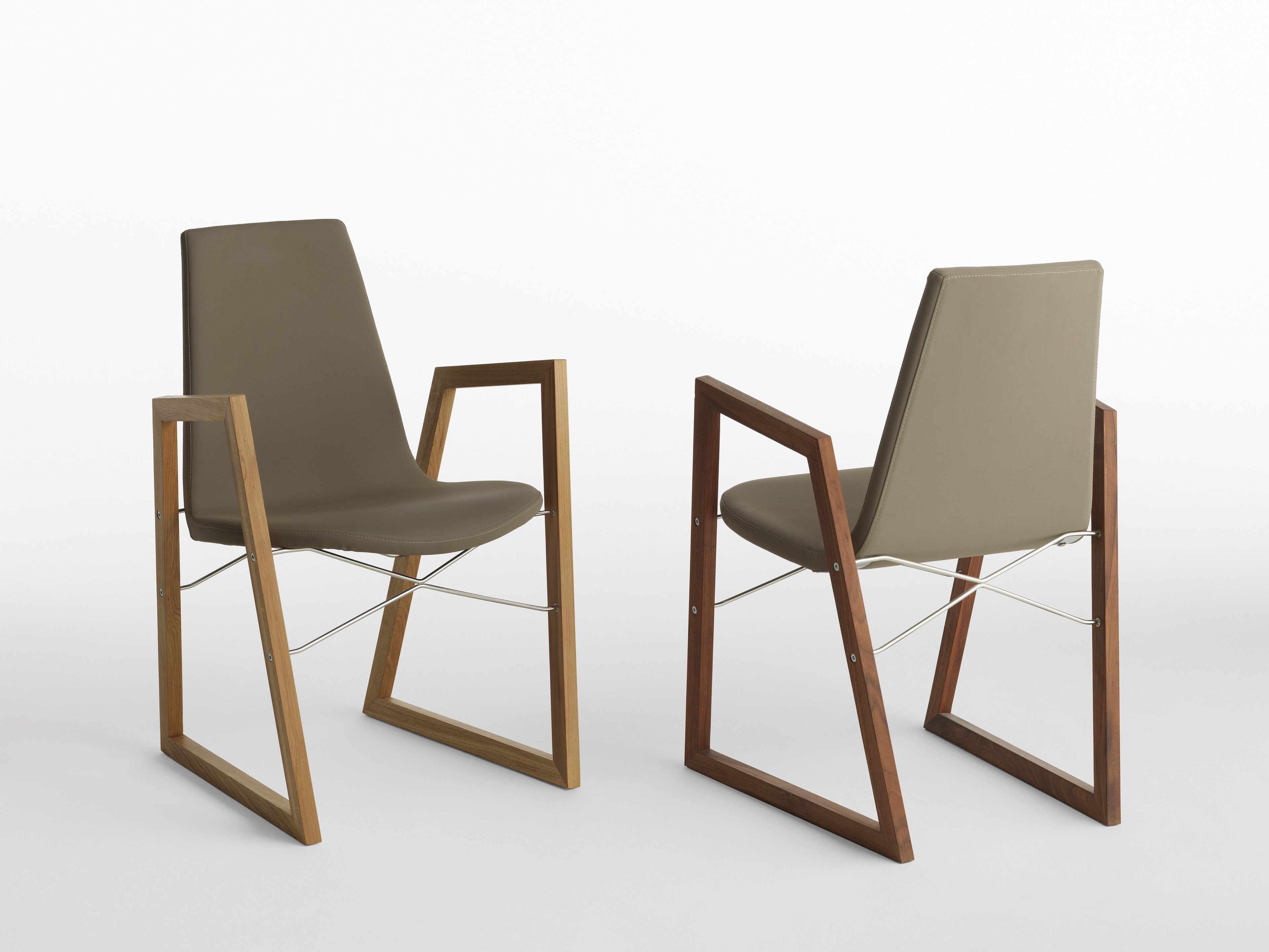 Мягкое кожаное или тканевое кресло для салазок Casamania & Horm ARCH-00145040 - Вид №13