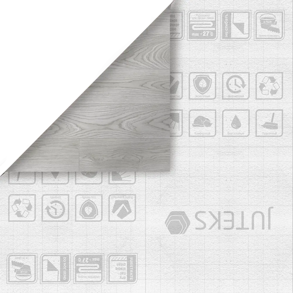 JUTEKS Линолеум «Белый зубчатый дуб» для помещений с высокой нагрузкой 85313468 STLM-0061252 - Вид №4