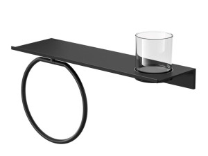 Металлическая полка для ванной комнаты