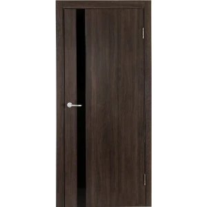 Дверь межкомнатная со стеклом Мирра 60x200 см Hardflex цвет дуб кастелло с замком и петлями 82672923 STLM-2158237