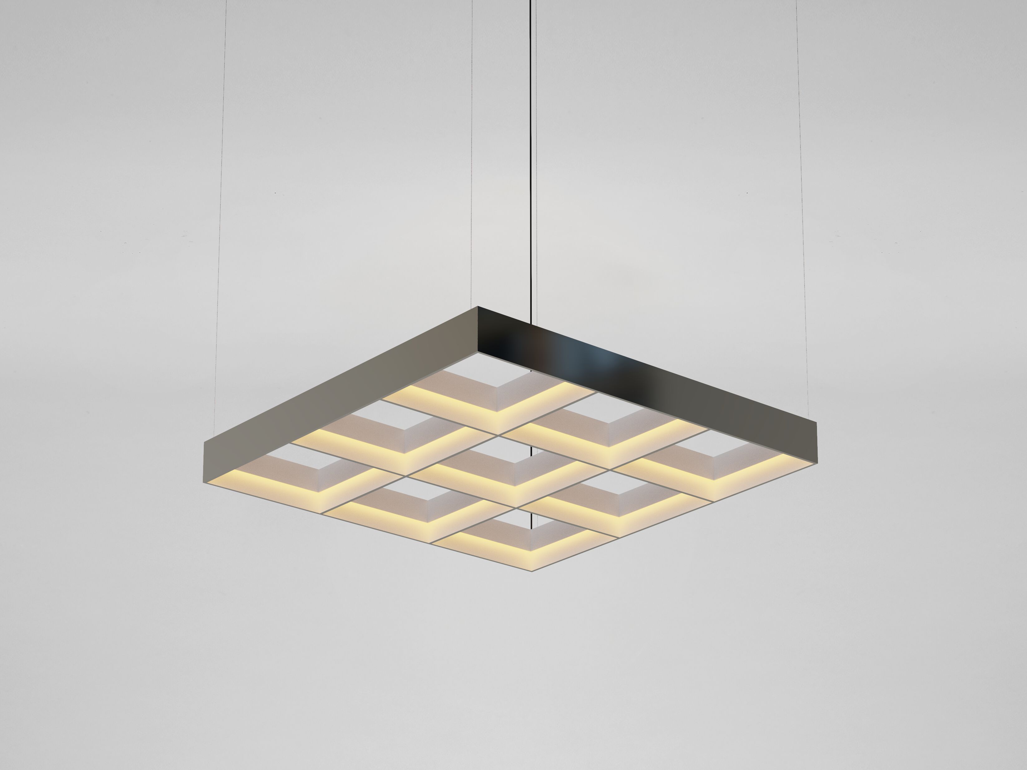 Алюминиевый светодиодный подвесной светильник Michael Anastassiades FRAME ARCH-00078148