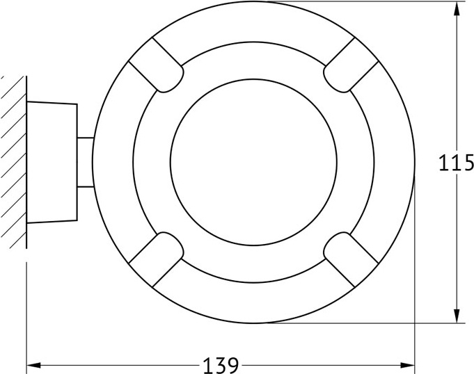 NOS 018 Пепельница FBS Nostalgy - Вид №1