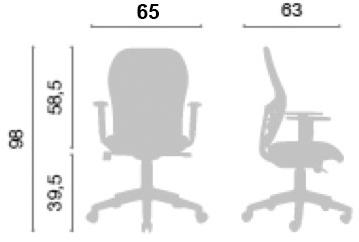 AP Factor Офисное кресло из ткани с 5 спицами Texas sun-id-1493801 - Вид №9