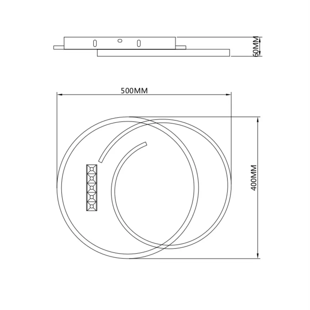 Умная люстра потолочная светодиодная Schaffner Seni 2960-500 10 Вт регулируемый белый свет цвет белый 88660089 STLM-2131849  - Вид №18