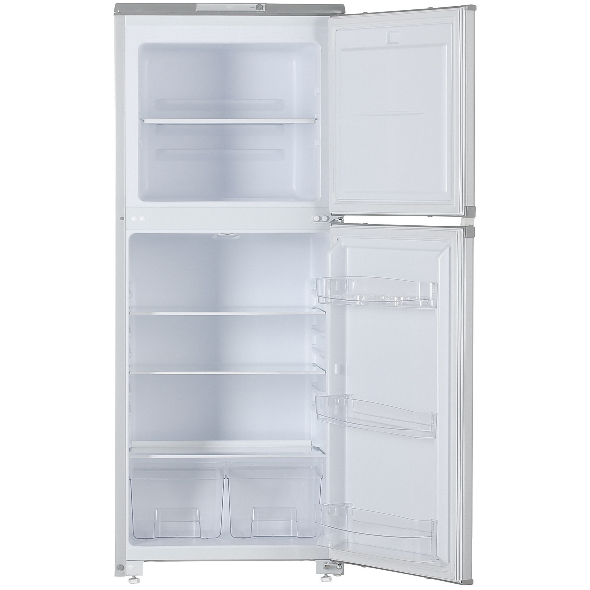 1626639 Холодильник с морозильником   Бирюса М153 серебристый STDN-0014789 - Вид №1