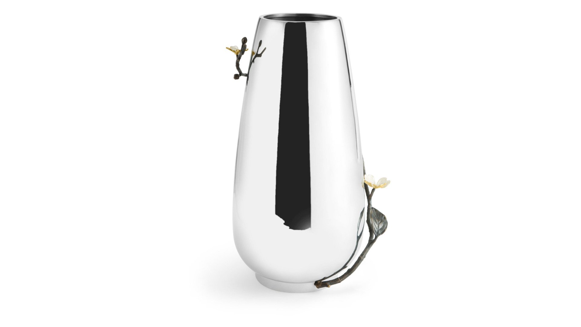 10671722 Michael Aram Ваза Michael Aram Цветок кизила 48см, сталь нержавеющая Сталь нержавеющая  - Вид №1