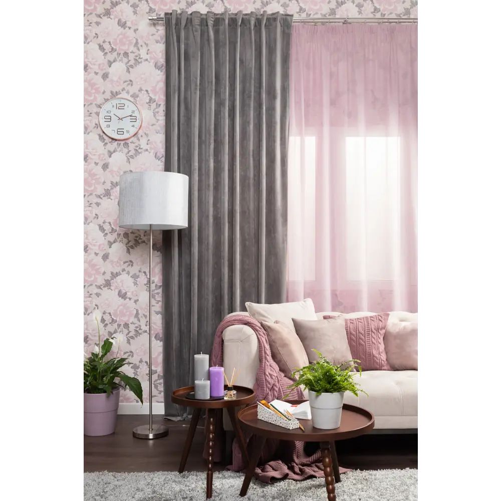 Тюль на ленте 300х280 см микровуаль цвет розовый антик 17989636 STLM-2082316 INSPIRE  - Вид №6
