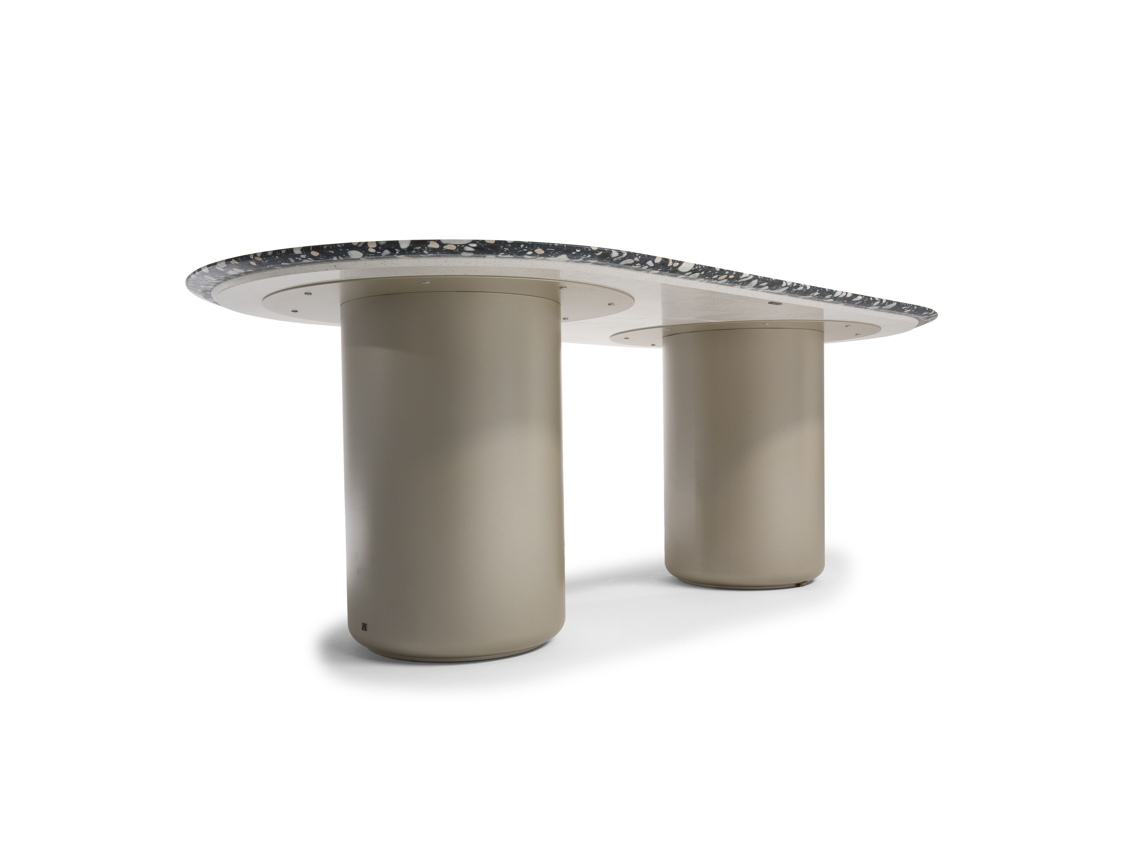 Овальный стол с зернистой столешницей Natuzzi Italia Deep ARCH-00055924 - Вид №4