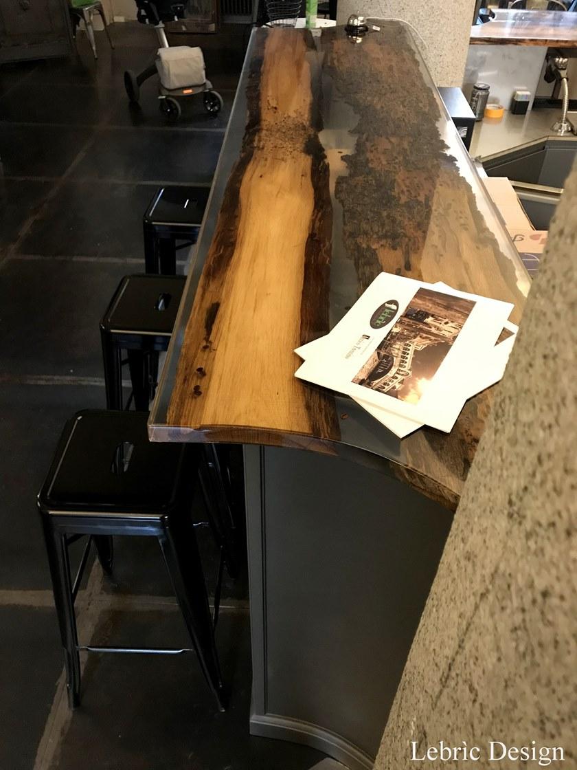 ANTICO TRENTINO Барная стойка из дерева Briccola Lebrìc design - legno e resina sun-id-1516292 - Вид №7