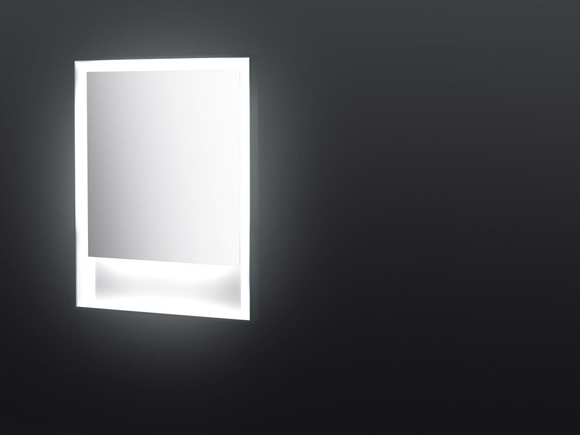 Прямоугольное зеркало в рамке со встроенным освещением Boffi SP14 ARCH-00084829