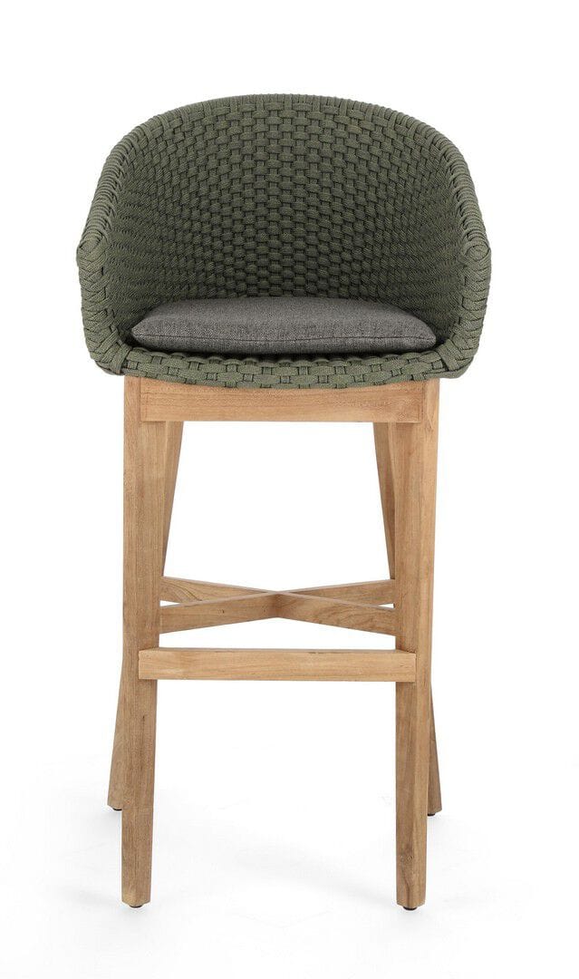 Высокий веревочный садовый стул с подставкой для ног BIZZOTTO Coachella ARCH-00132618 - Вид №26