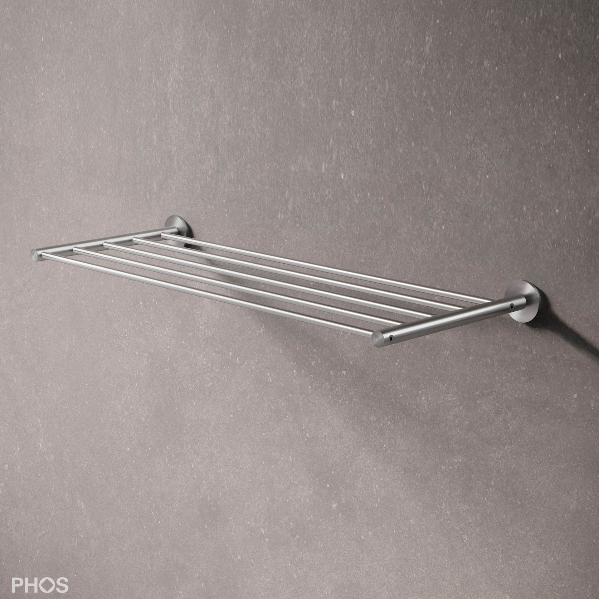 SR700-1W-B Полотенцесушитель настенный, ширина 70 см. PHOS  - Вид №2
