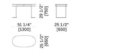Деревянный письменный стол с ящиками Lema Ortis ARCH-00069115 - Вид №5