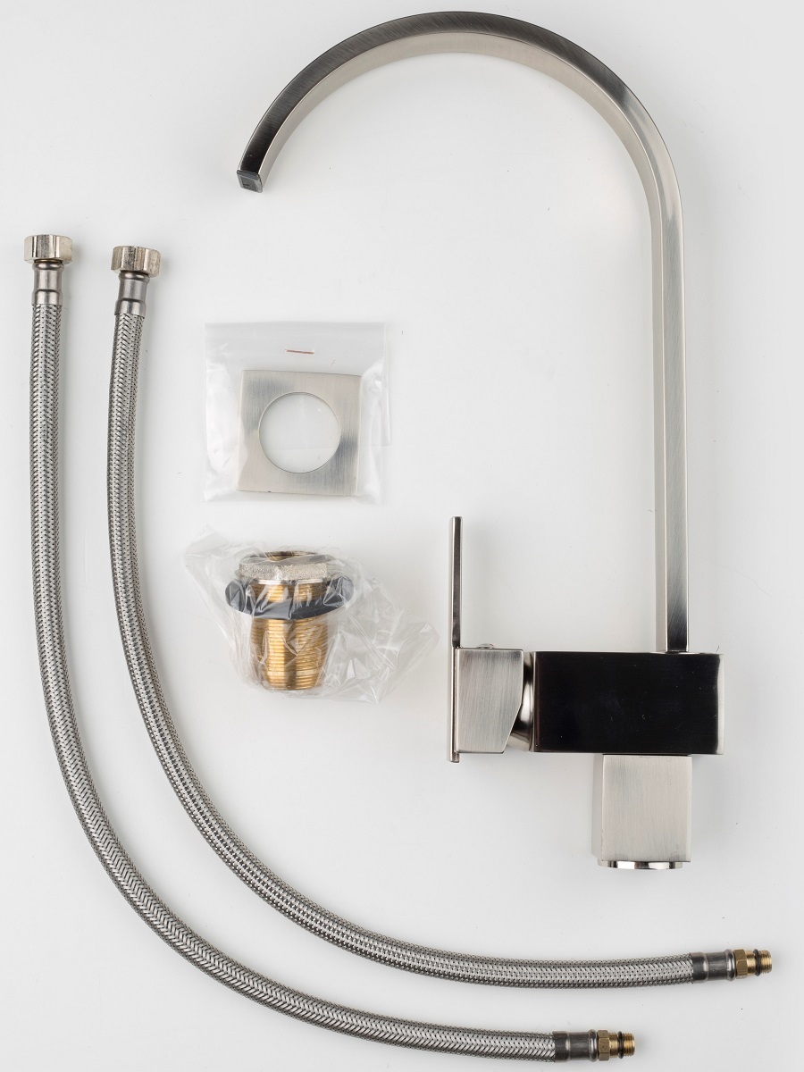 Смеситель для кухни Navako Flux сатин NAVAKO 14009 - Вид №3