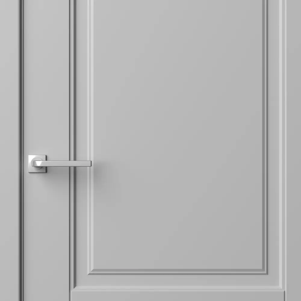 Дверь межкомнатная глухая Прадо-12 60x200 см эмаль цвет гейнсборо с замком и петлями 89396735 STLM-2013046 RUMAX  - Вид №3