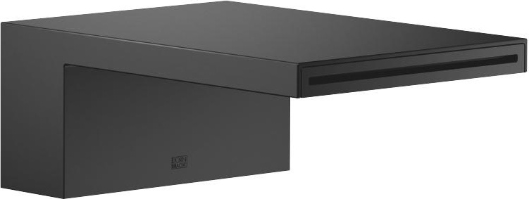 13630740-33 Смеситель для ванны каскадный без переключения для вертикального монтажа - чёрный матовый Dornbracht Deque