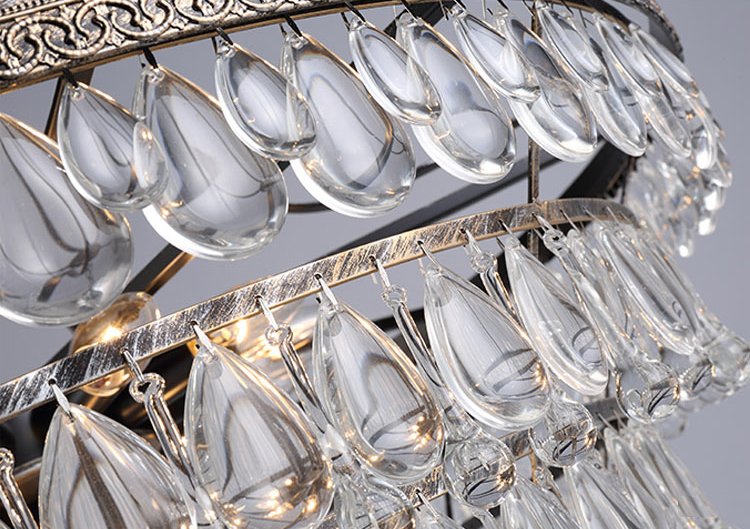 Люстра стеклянная 49,5х46 см бронзовая Clarissa KG0758P-5 DELIGHT COLLECTION ДИЗАЙНЕРСКИЕ 00-3883067 Бронза;прозрачный  - Вид №3