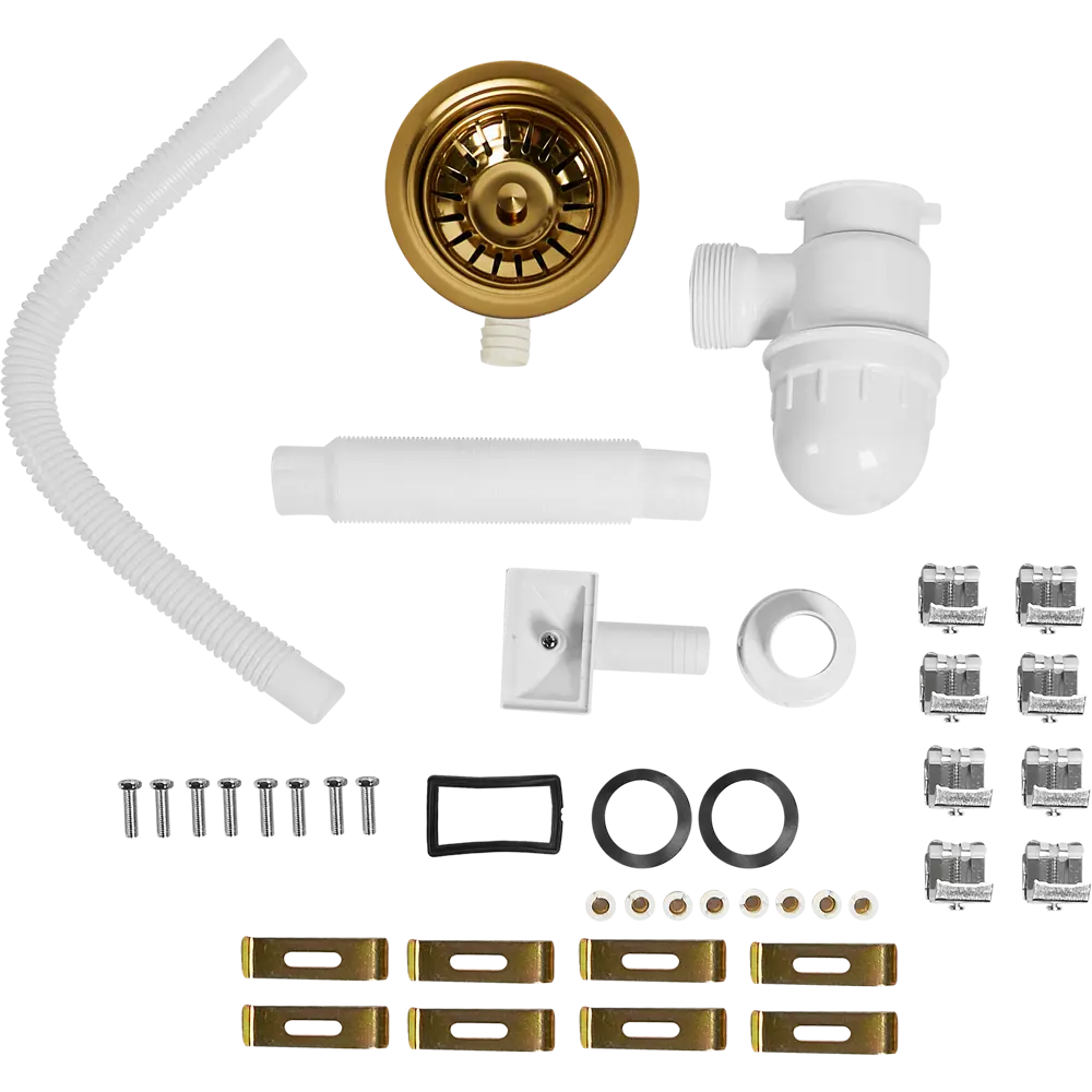 Мойка для кухни врезная Maidsinks LHS5040-R15-001GD 50x40 см глубина чаши 20 см нержавеющая сталь цвет золотистый 89049191 STLM-2196170  - Вид №3