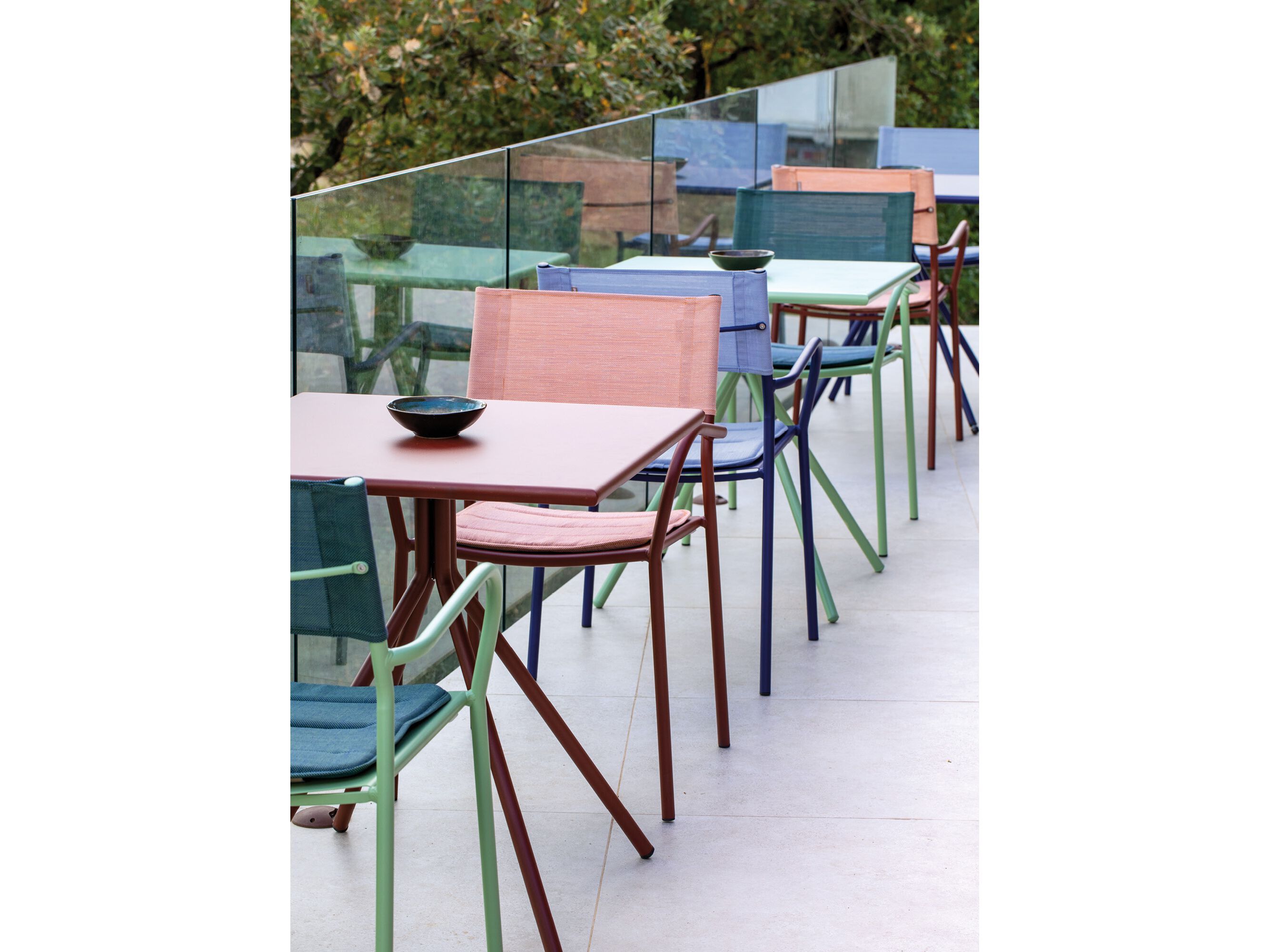 Металлический садовый стул с подлокотниками Vermobil Вера ARCH-00139038 - Вид №9