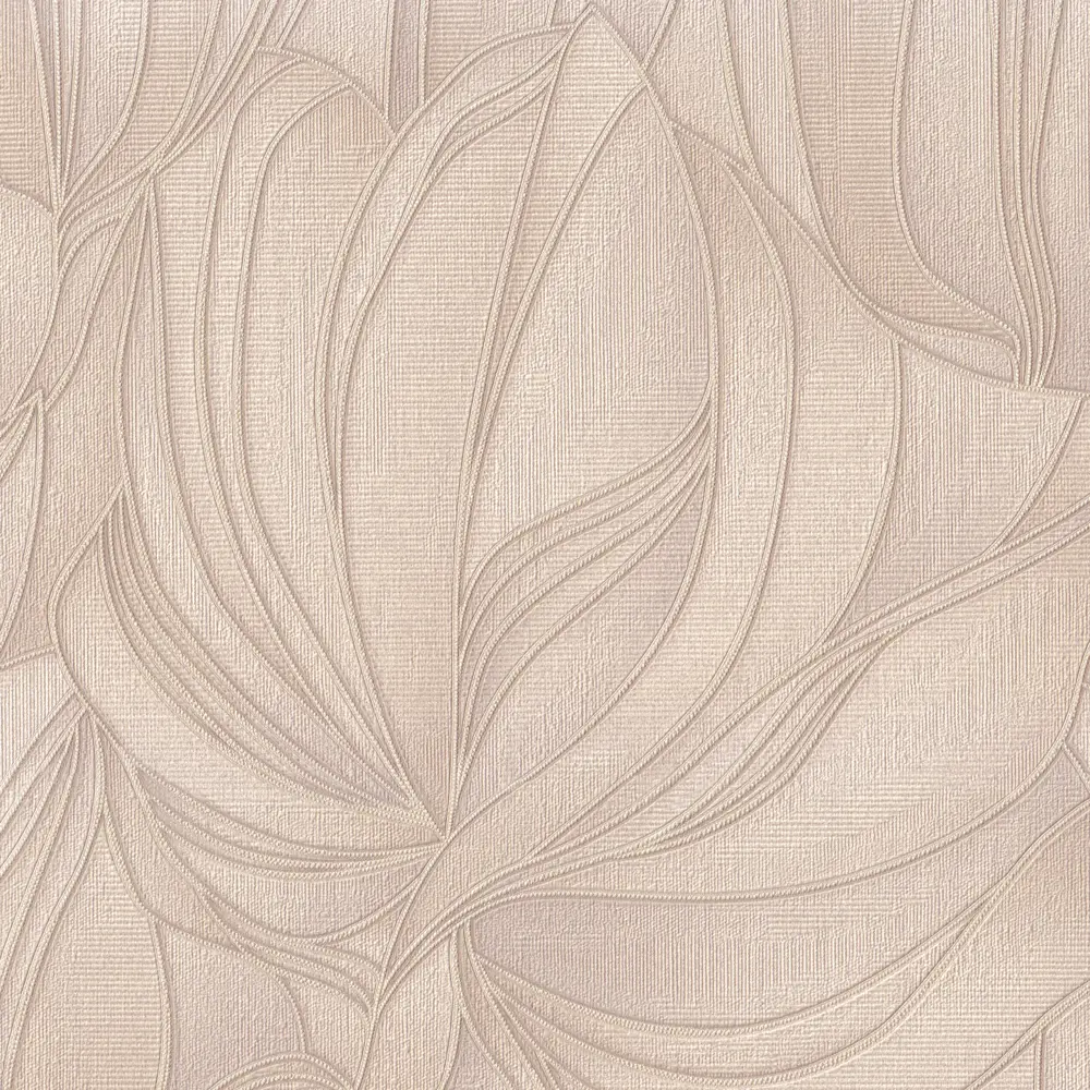 Обои флизелиновые Euro Decor Tulipe бежевые 1.06 м ED7119-01 88477326 STLM-2007586 - Вид №1