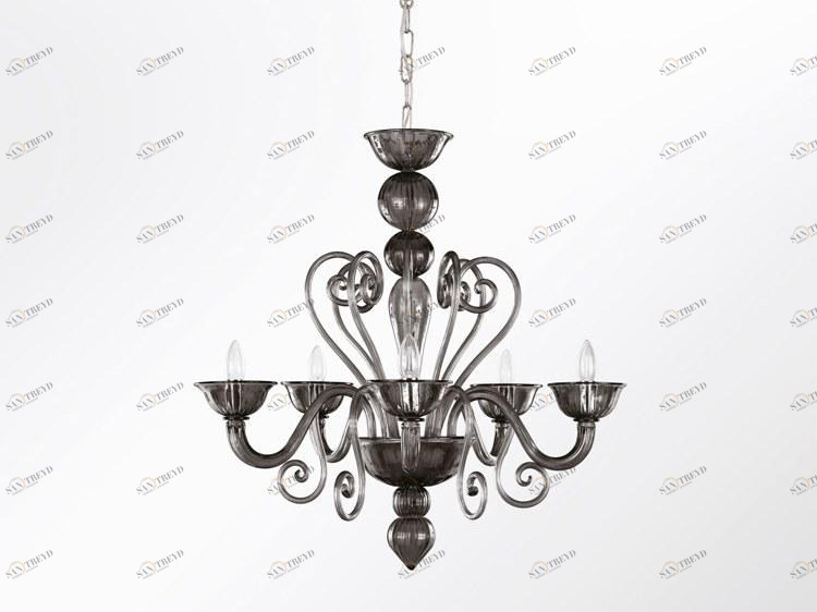 MULTIFORME Люстра ручной работы из муранского стекла Gatsby naked L0484-5-d2