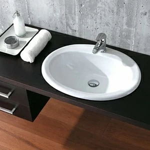 3500 Накладная раковина под столешницу  овальная Olympia Ceramica