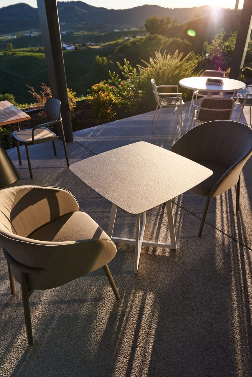 Квадратный садовый стол DRIGANI плоская поверхность ARCH-00105063 - Вид №1