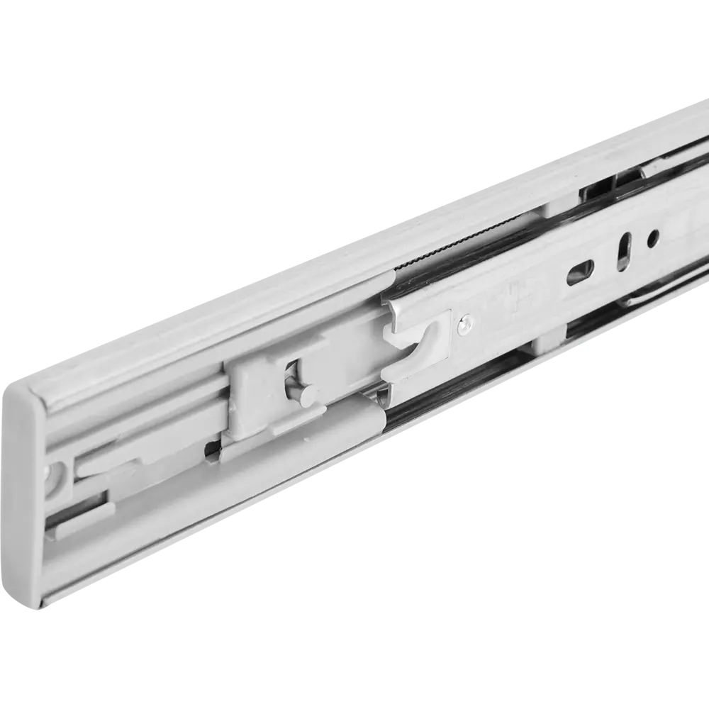 Комплект шариковых направляющих полного выдвижения EDS Chrome Y8114 с доводчиком 45/400 мм сталь, цвет серебро 85075496 STLM-2203268 ASTIL  - Вид №1