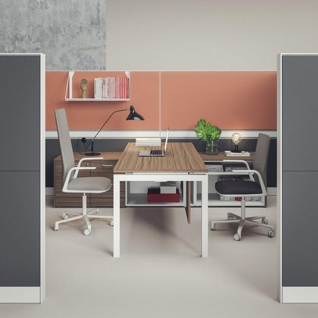 PROF Отдельностоящая модульная офисная перегородка из дерева Openwall sun-id-1512114 - Вид №38