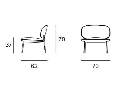 Тканевое кресло Blasco&Vila RC Metal ARCH-00039811 - Вид №8